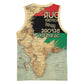 Pan-African Flag Day Basketball Jersey African Map - Vintage Style - African Pride