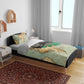 Pan-African Flag Day Bedding Set African Map - Vintage Style - African Pride