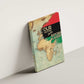 Pan-African Flag Day Canvas Wall Art African Map - Vintage Style - African Pride