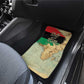 Pan-African Flag Day Car Mats African Map - Vintage Style - African Pride