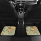 Pan-African Flag Day Car Mats African Map - Vintage Style - African Pride