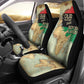 Pan-African Flag Day Car Seat Cover African Map - Vintage Style - African Pride