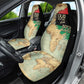 Pan-African Flag Day Car Seat Cover African Map - Vintage Style - African Pride