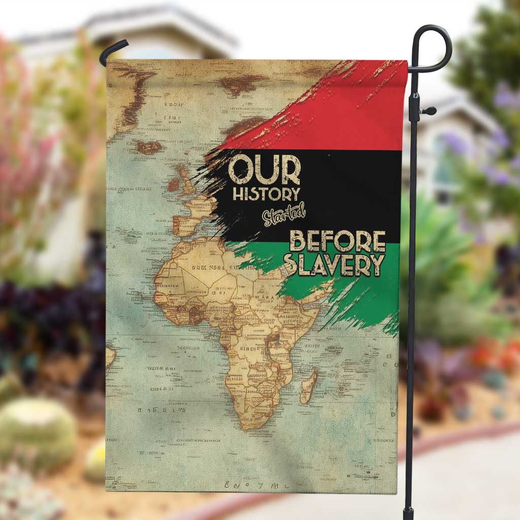 Pan-African Flag Day Garden Flag African Map - Vintage Style - African Pride