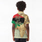 Pan-African Flag Day Kid Polo Shirt African Map - Vintage Style - African Pride