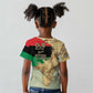 Pan-African Flag Day Kid T shirt African Map - Vintage Style - African Pride