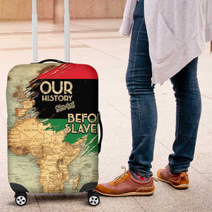 Pan-African Flag Day Luggage Cover African Map - Vintage Style - African Pride