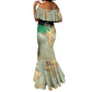 Pan-African Flag Day Mermaid Dress African Map - Vintage Style - African Pride