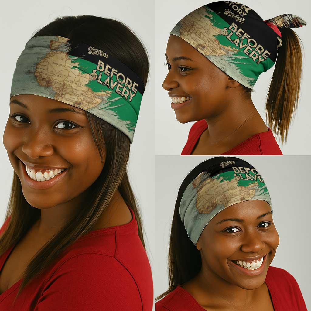 Pan-African Flag Day Neck Gaiter African Map - Vintage Style LT15