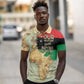 Pan-African Flag Day Polo Shirt African Map - Vintage Style - African Pride