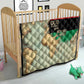 Pan-African Flag Day Quilt African Map - Vintage Style - African Pride