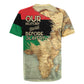 Pan-African Flag Day Rugby Jersey African Map - Vintage Style - African Pride