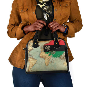 Pan-African Flag Day Shoulder Handbag African Map - Vintage Style - African Pride
