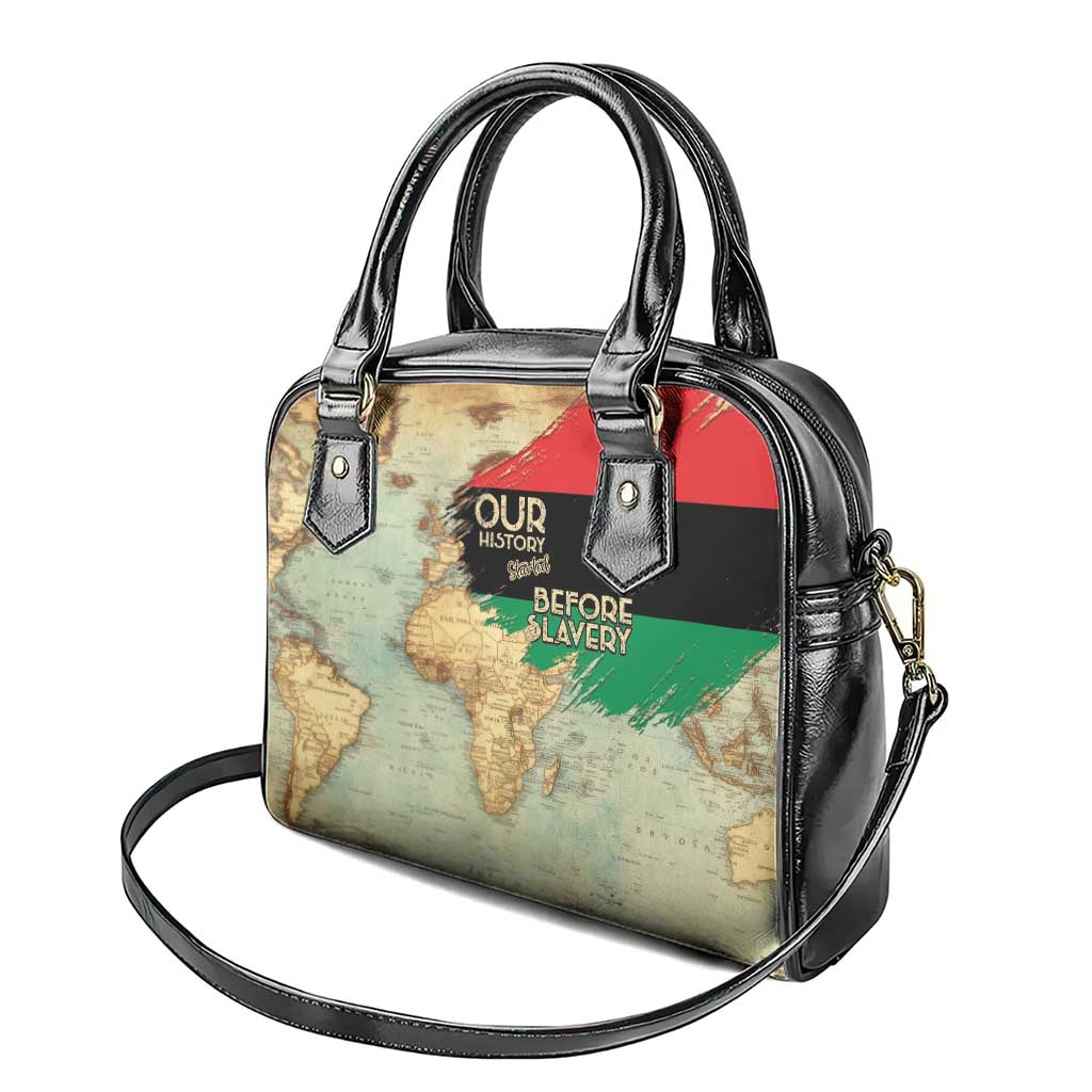 Pan-African Flag Day Shoulder Handbag African Map - Vintage Style - African Pride