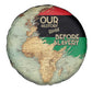 Pan-African Flag Day Spare Tire Cover African Map - Vintage Style - African Pride