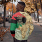 Pan-African Flag Day Sweatshirt African Map - Vintage Style - African Pride