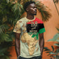 Pan-African Flag Day T shirt African Map - Vintage Style - African Pride