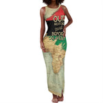 Pan-African Flag Day Tank Maxi Dress African Map - Vintage Style - African Pride