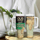 Pan-African Flag Day Tumbler With Handle African Map - Vintage Style - African Pride