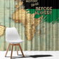 Pan-African Flag Day Window Curtain African Map - Vintage Style - African Pride
