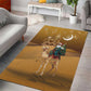 Afro Christmas in Sahara Morocco Area Rug Black Santa Riding Camel - African Pride