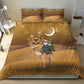 Afro Christmas in Sahara Morocco Bedding Set Black Santa Riding Camel - African Pride