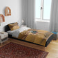 Afro Christmas in Sahara Morocco Bedding Set Black Santa Riding Camel - African Pride