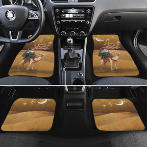 Afro Christmas in Sahara Morocco Car Mats Black Santa Riding Camel - African Pride