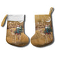 Afro Christmas in Sahara Morocco Christmas Stocking Black Santa Riding Camel - African Pride