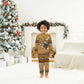 Afro Christmas in Sahara Morocco Christmas Pajama Set Black Santa Riding Camel - African Pride