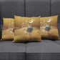 Morocco Christmas in Sahara Pillow Cover Black Santa Riding Camel