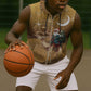 Afro Christmas in Sahara Morocco Sleeveless Zip Hoodie Black Santa Riding Camel - African Pride