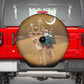 Afro Christmas in Sahara Morocco Spare Tire Cover Black Santa Riding Camel - African Pride