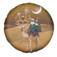 Afro Christmas in Sahara Morocco Spare Tire Cover Black Santa Riding Camel - African Pride