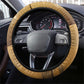 Afro Christmas in Sahara Morocco Steering Wheel Cover Black Santa Riding Camel - African Pride