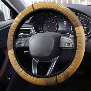 Afro Christmas in Sahara Morocco Steering Wheel Cover Black Santa Riding Camel - African Pride