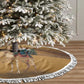 Afro Christmas in Sahara Morocco Tree Skirt Black Santa Riding Camel - African Pride