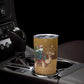 Afro Christmas in Sahara Morocco Tumbler Cup Black Santa Riding Camel - African Pride