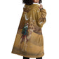 Afro Christmas in Sahara Morocco Wearable Blanket Hoodie Black Santa Riding Camel - African Pride