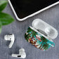 Liberia Christmas AirPods Case Santa Chill on Tropical Beach
