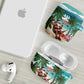 Liberia Christmas AirPods Case Santa Chill on Tropical Beach
