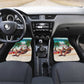 Afro Christmas in Liberia Car Mats Santa Chill on Tropical Beach - African Pride
