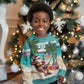 Afro Christmas in Liberia Kid Ugly Christmas Sweater Santa Chill on Tropical Beach - African Pride