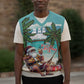 Afro Christmas in Liberia Christmas Knitted V-Neck Vest Santa Chill on Tropical Beach - African Pride