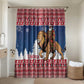 Liberia Christmas Bathroom Set Black Santa Riding Lion - Merry Christmas