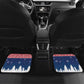 Personalized Afro Christmas in Liberia Car Mats Black Santa Riding Lion - Merry Christmas - African Pride
