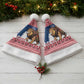 Personalized Afro Christmas in Liberia Christmas Santa Hat Black Santa Riding Lion - Merry Christmas - African Pride