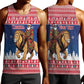Personalized Afro Christmas in Liberia Men Tank Top Black Santa Riding Lion - Merry Christmas - African Pride