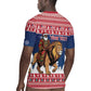 Personalized Afro Christmas in Liberia Rugby Jersey Black Santa Riding Lion - Merry Christmas - African Pride