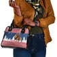 Afro Christmas in Liberia Shoulder Handbag Black Santa Riding Lion - Merry Christmas - African Pride